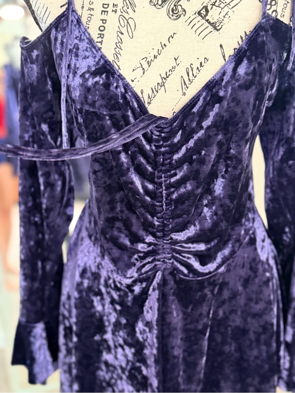 NWTDolls Kill Current Mood F is for Fairies Handkerchief Dress Purple Velvet XXL - Picture 5 of 6